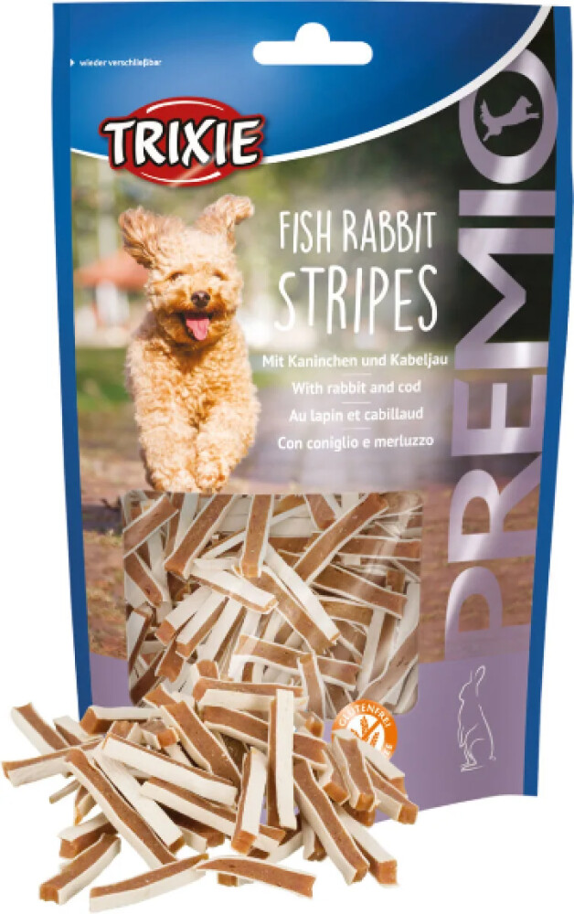 Premio Fish Rabbit Stripes 100g