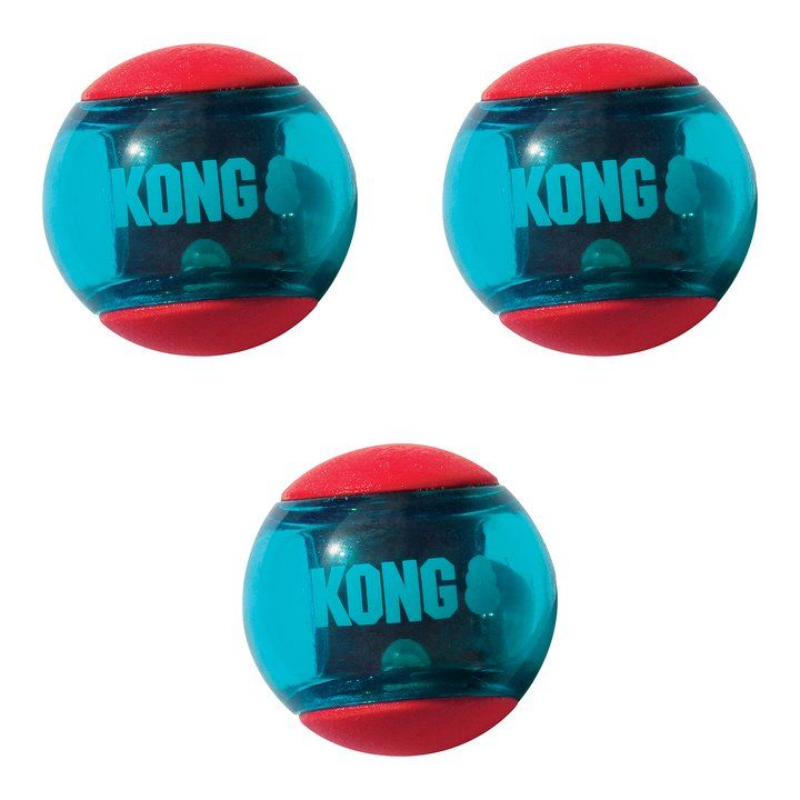 Kong Squeezz Action Red 3pk - S