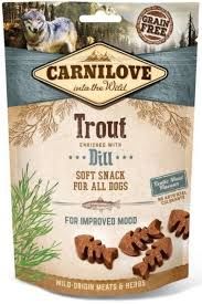 Carnilove trout & dill soft snack 200g