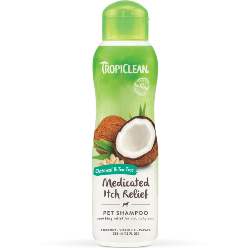 Tropiclean Shampoo Anti-kløe Havre/Teatree 355 ml