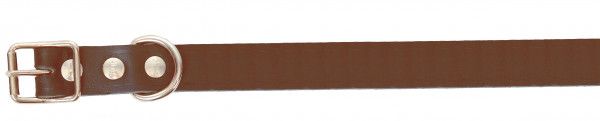 Alac halsbånd lær Mørkebrun 2,2x50cm