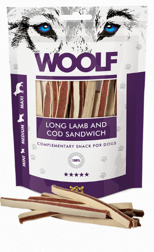 Woolf Long Lamb Sandwich 100g