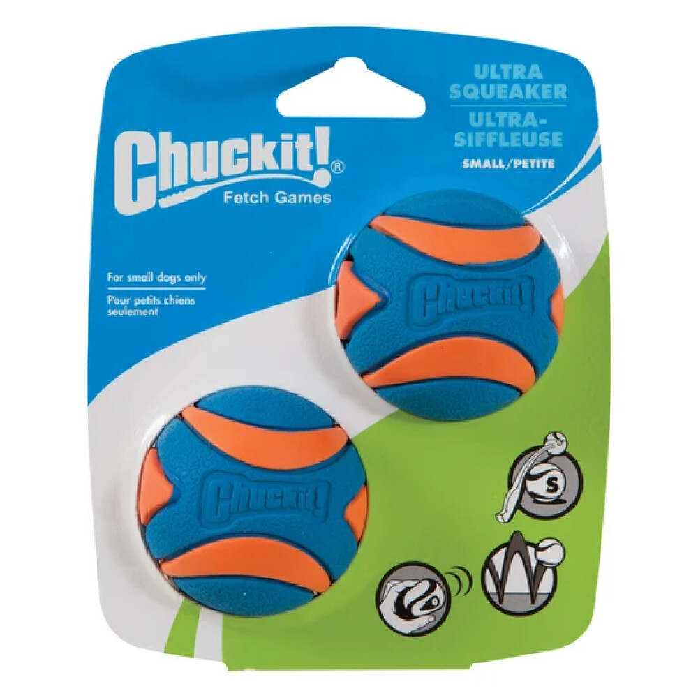 Chuckit ultra squeaker small 2pk