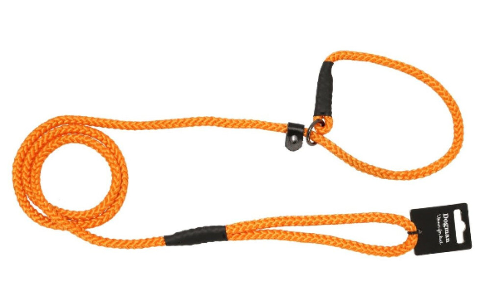 Retrieverkobbel Iris Orange 9mm, 160cm