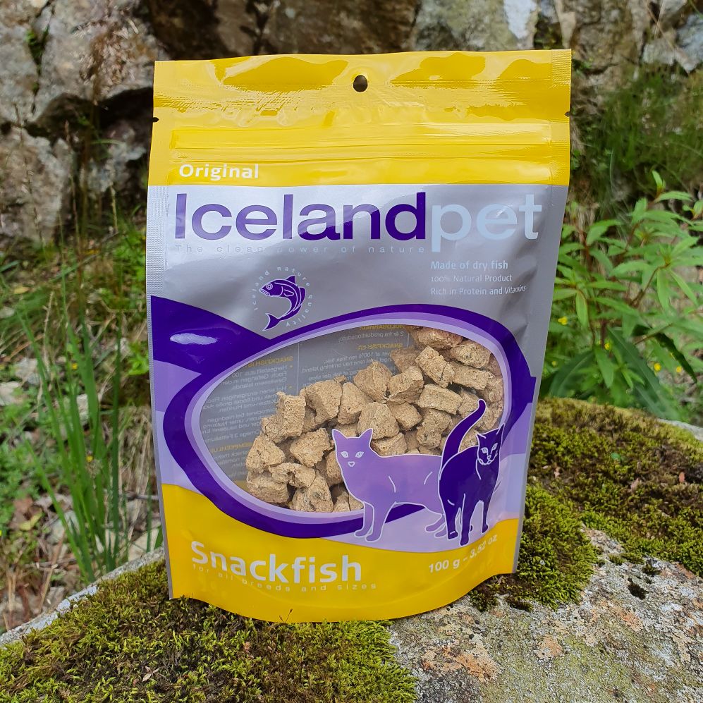 Icelandpet frysetørka snackfish 100gr