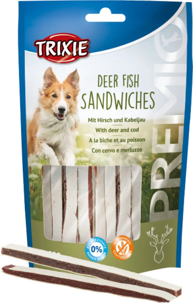 Trixie Deer fish sandwiches 100g