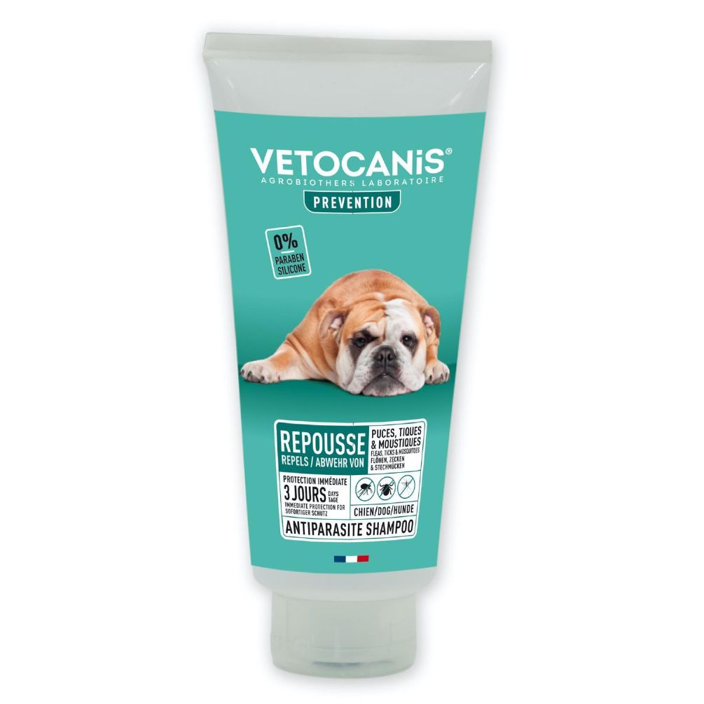 Anti-parasitt shampoo flåttmiddel Hund