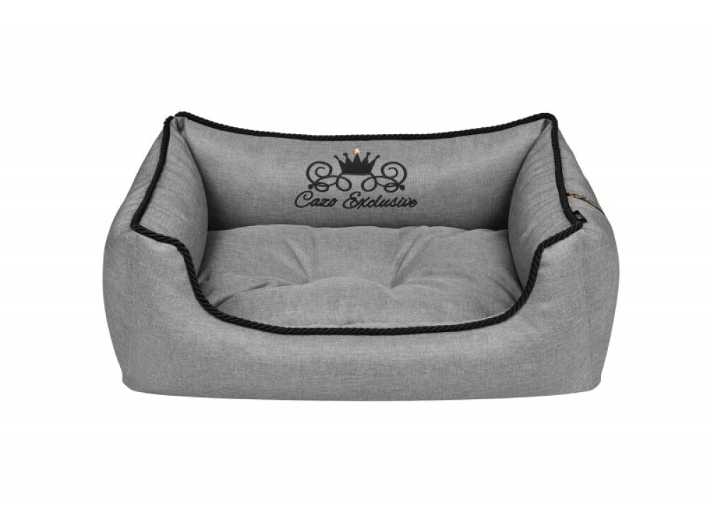Cazo bed soft royal line grey 75x60cm