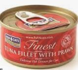 Fish4Cats Finest med tunfisk & prawn 70g