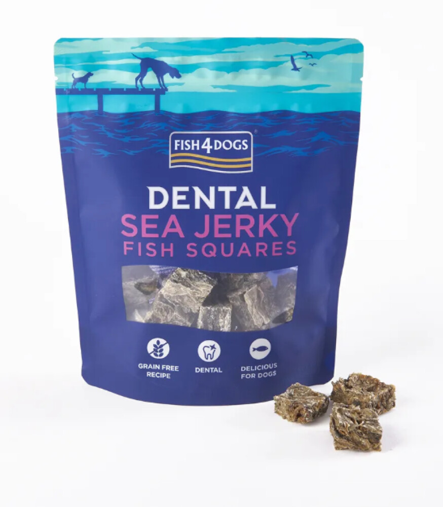 F4D Jerky Fish Squares 115g