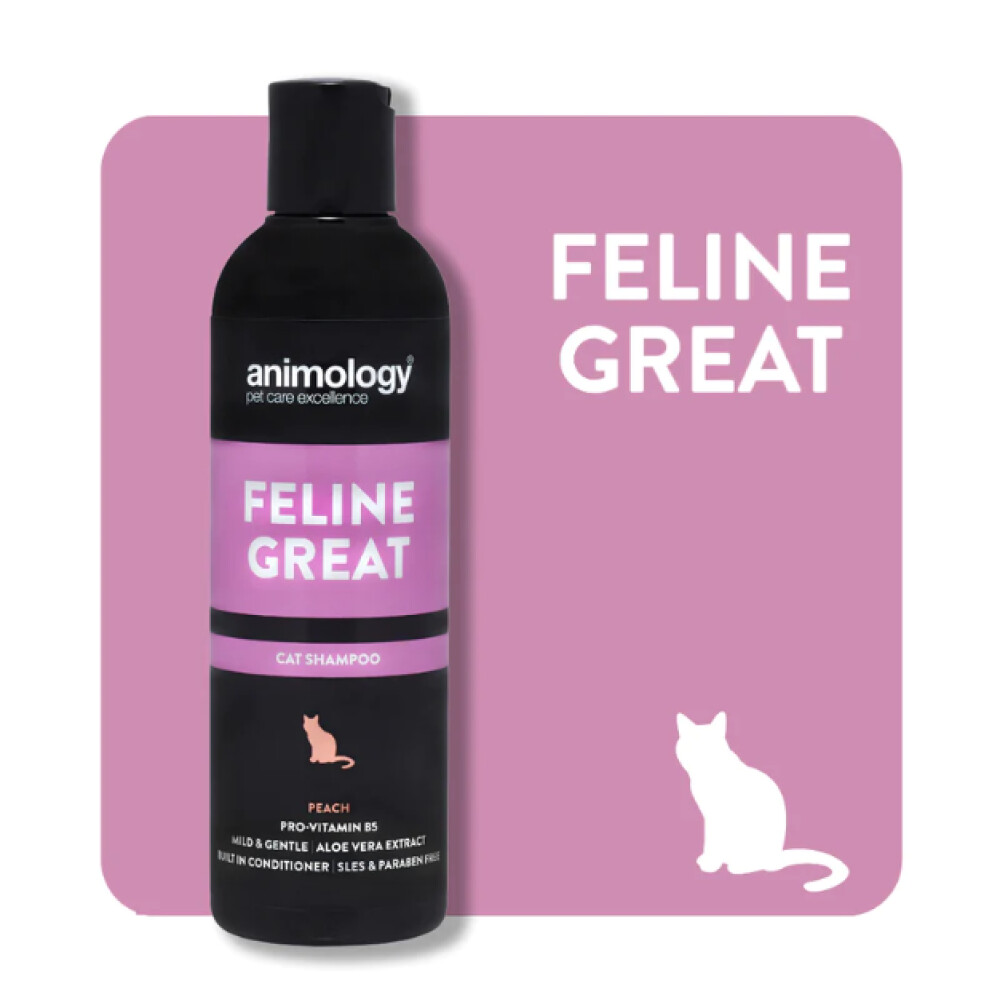 Animology Cat Feline Great Shampoo Peach