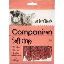 Companion soft duck strips 80gr