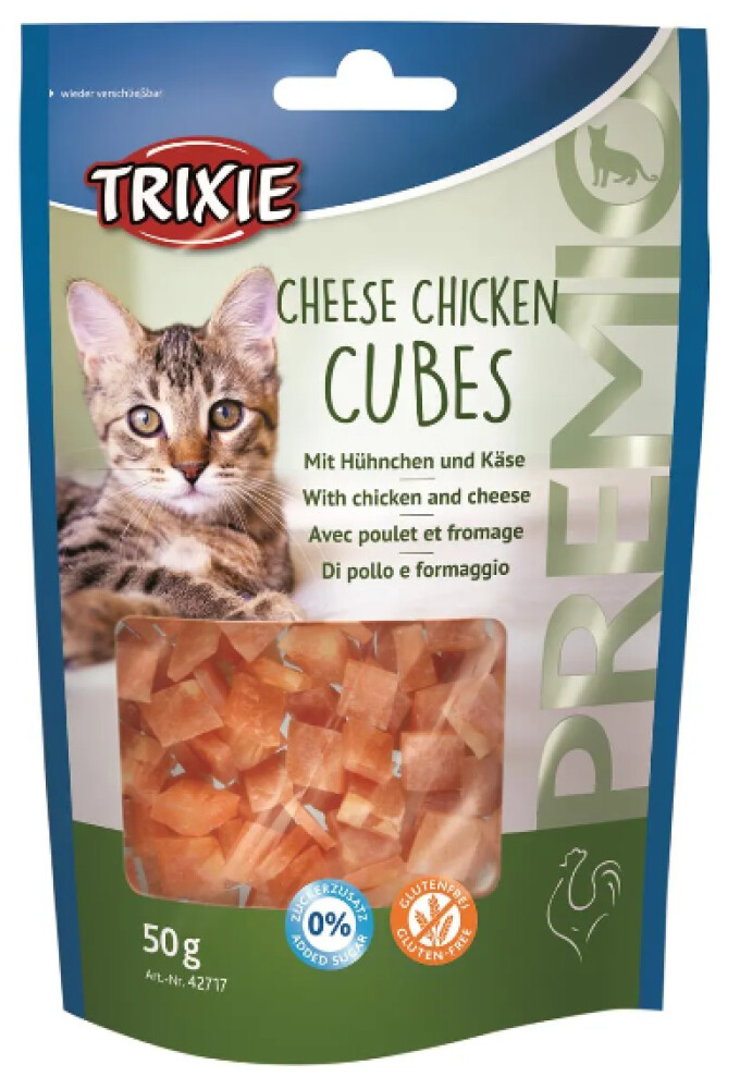 Cheese Chicken Cubes M/Kylling og Ost 50g