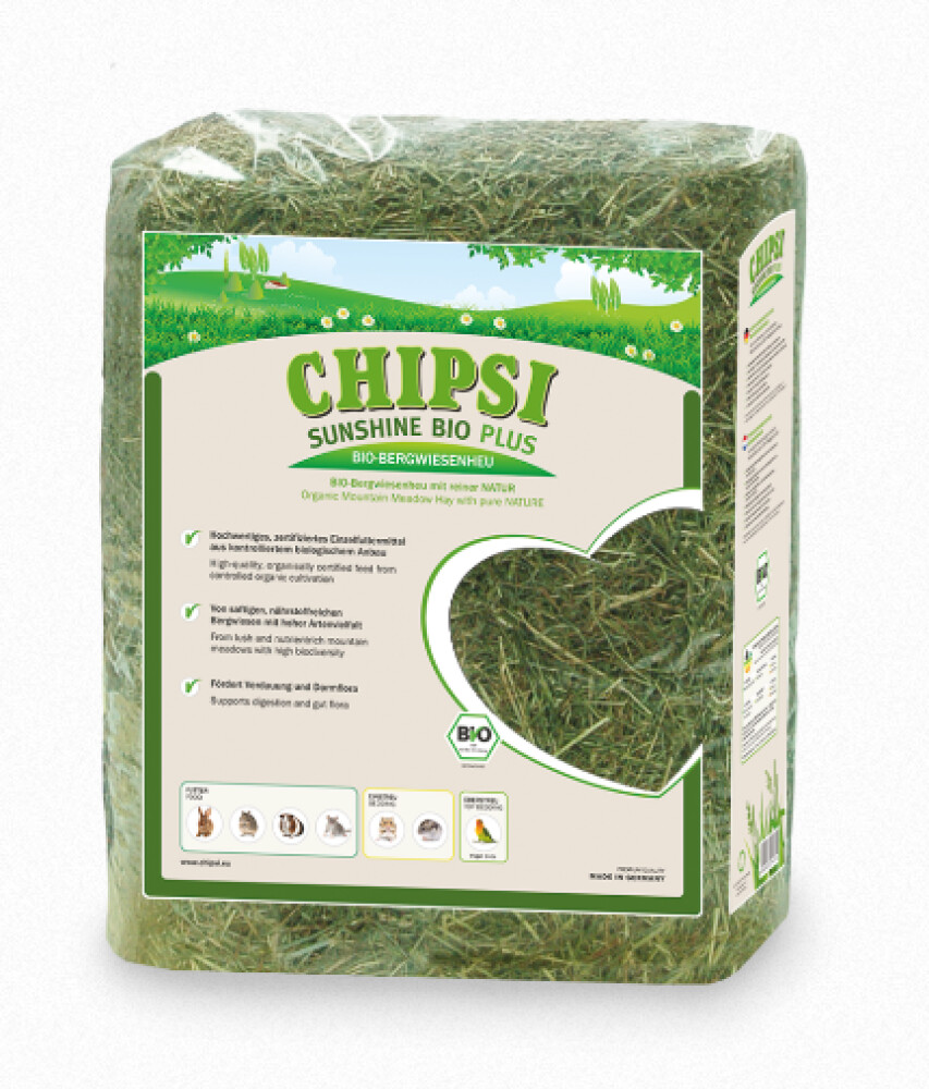 Chipsi Sunshine Bio Plus 3kg Høy