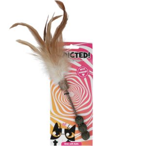 Addicted Stick with balls and feathers