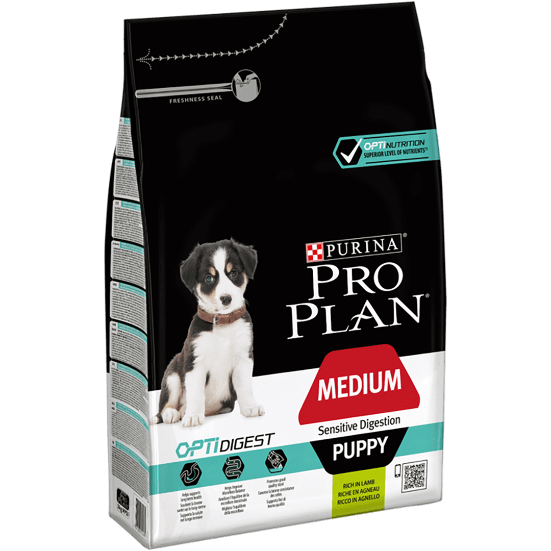 PRO PLAN Medium Puppy S/Disgest Lam  12kg