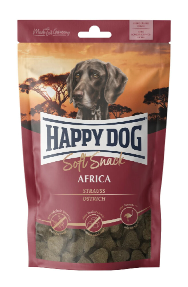 Happy Dog Supreme Soft Snack Africa Struts 100g
