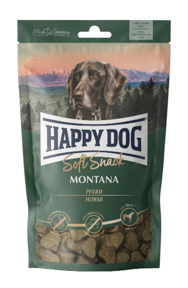 Happy Dog Supreme Soft Snack Montana Hest 100g