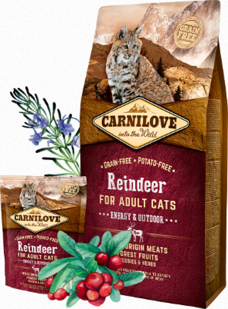 Carnilove Adult Cat Reindeer Energy & Outdoor