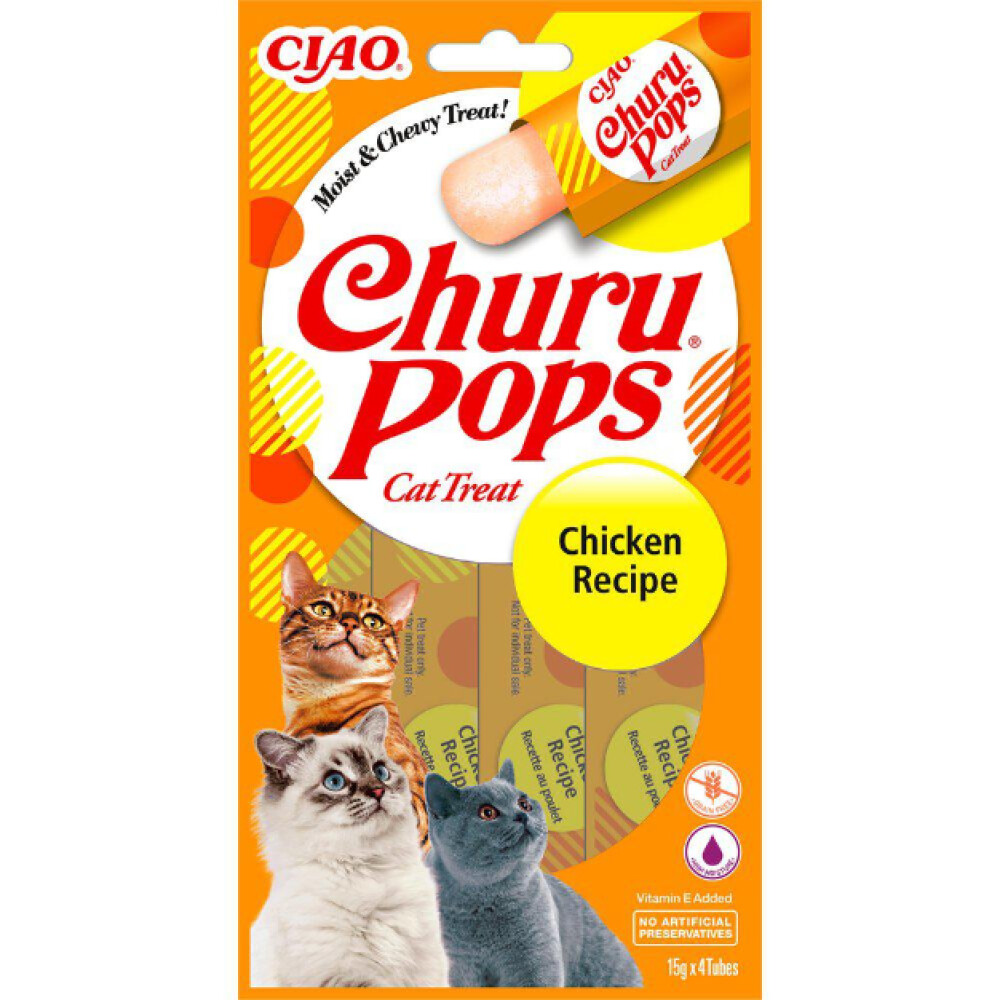 CHURU CAT POPS CHICKEN 4ST