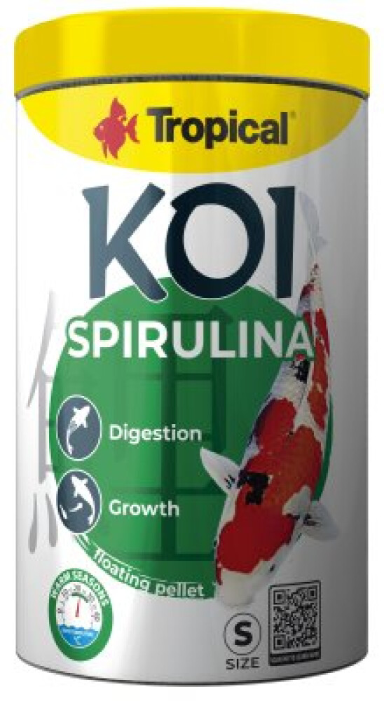 TROPICAL  KOI SPIRULINA PELLET SIZE S 320G