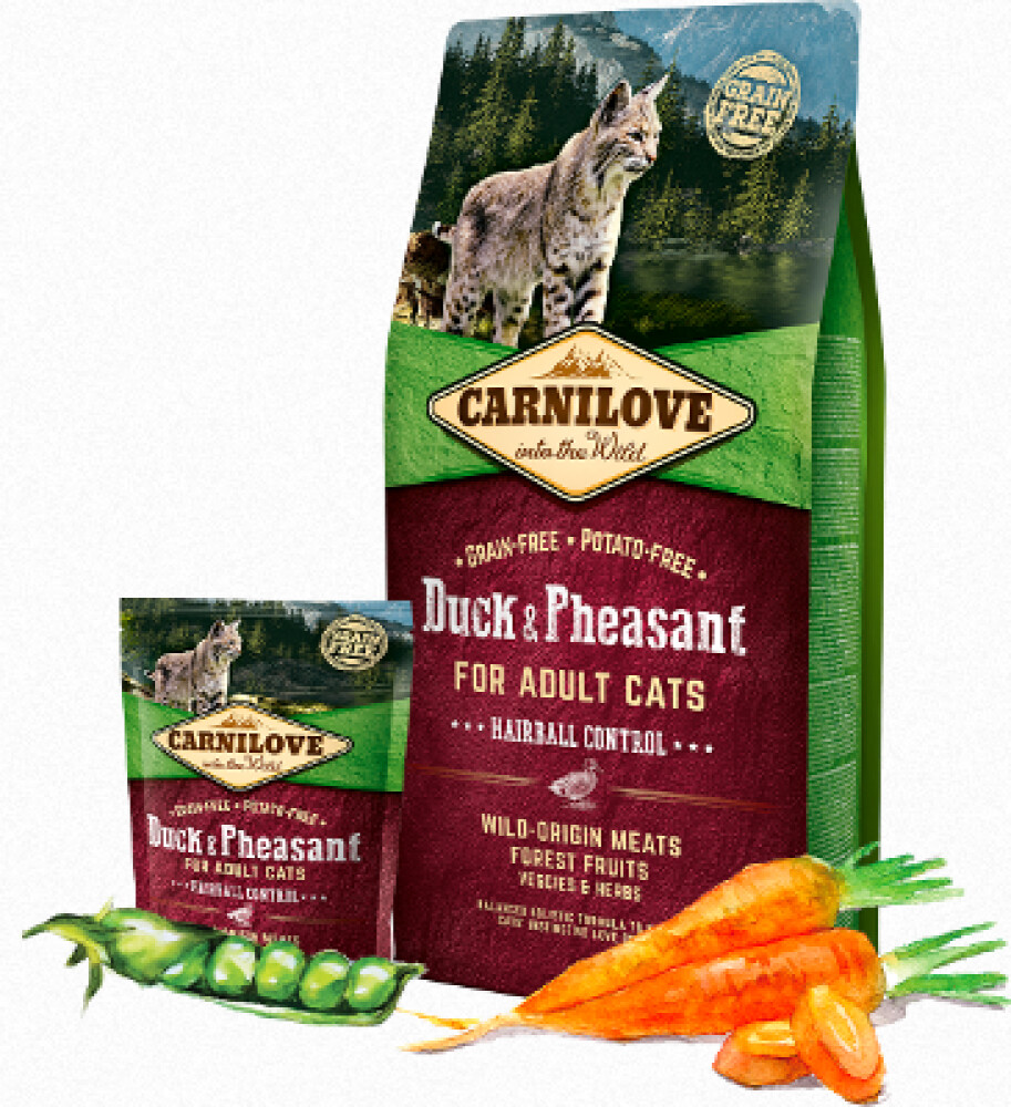 Carnilove Adult Hairball Control Duck & Pheasant