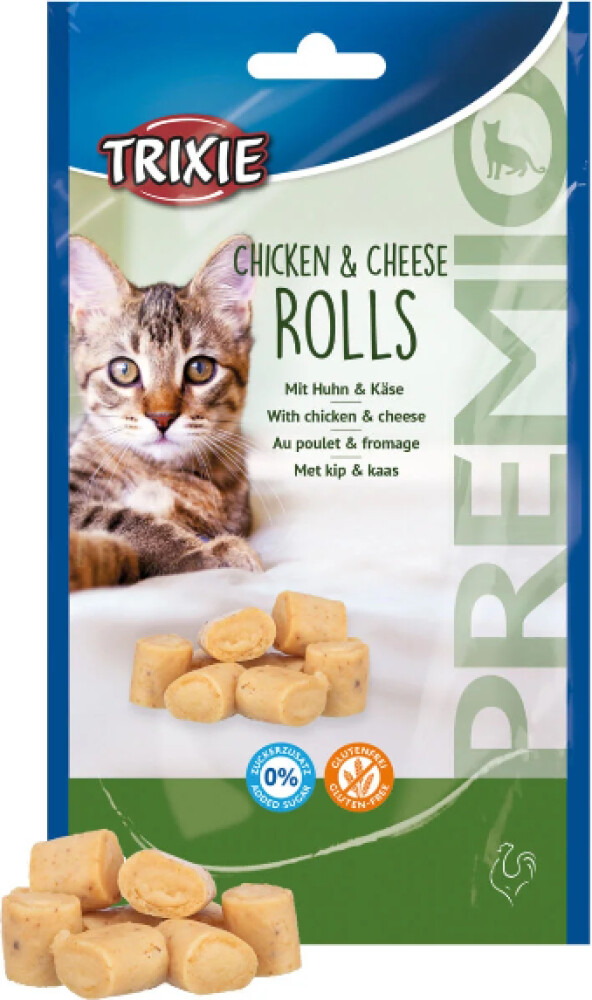 Chicken & Cheese Rolls M/Ost & Kylling 50g