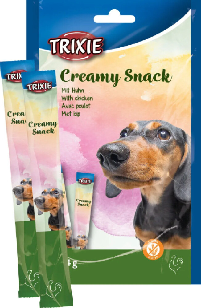 Creamy Snack Hund M/Kylling 5stk 14g