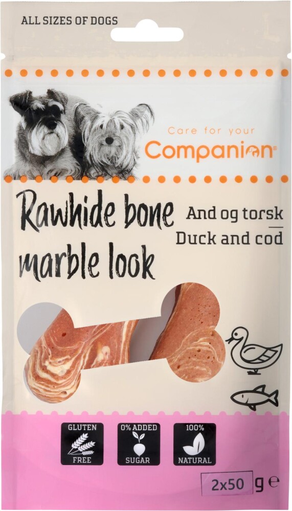 Companion Rawhide Meatbone 2x50g