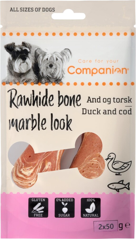 Companion Beef  Rawhide Meatbone 2x50g