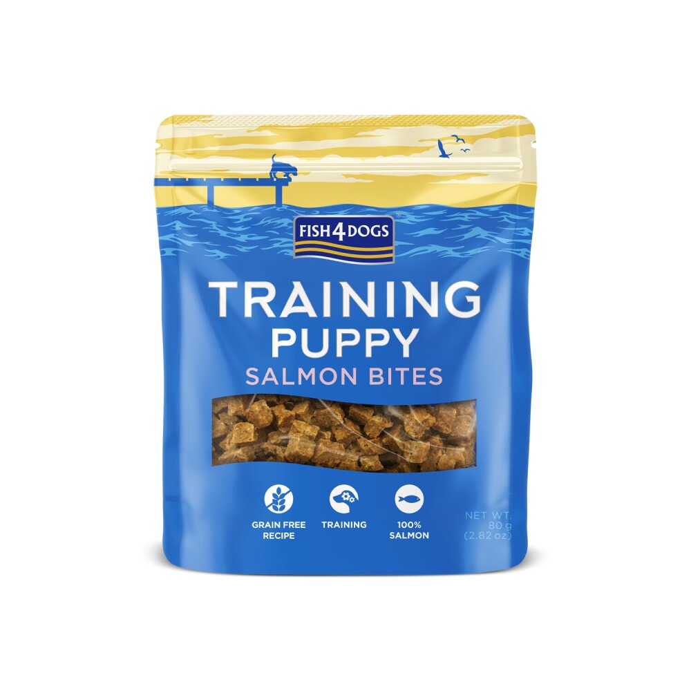 F4D Training puppy Salmon Bites 80g