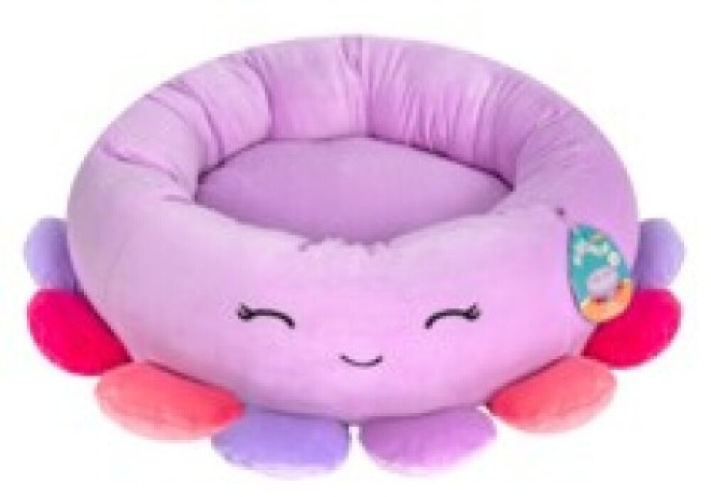 PLYSJ -SQUISHMALLOWS PET BED S 50CM BLEKKSPRUT