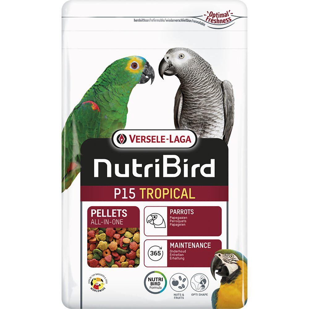 Nutribird pellets papegøye P15 tropical 1kg