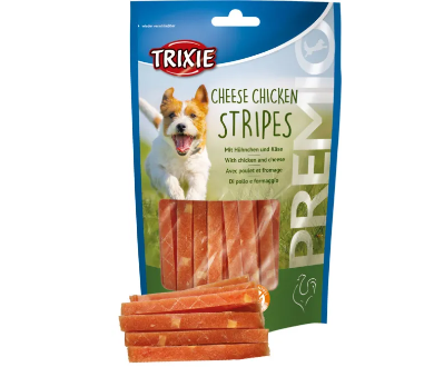 Trixie Chicken Cheese Stripes 100g
