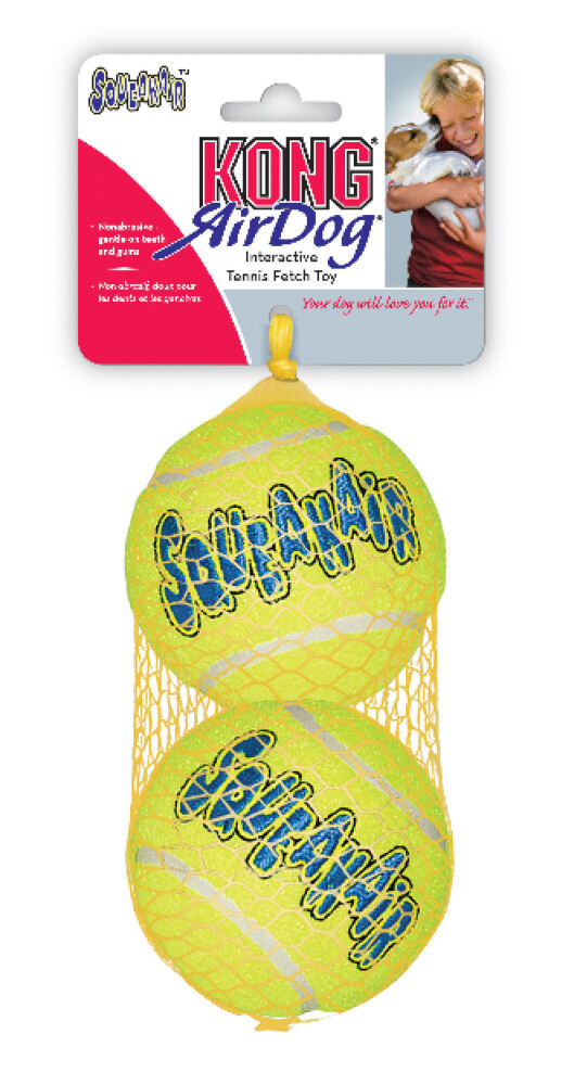 KONG Squeaker tennisball 2 stk - L