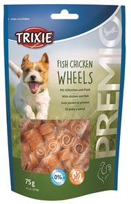 Trixie Fish Chicken Wheels 75g