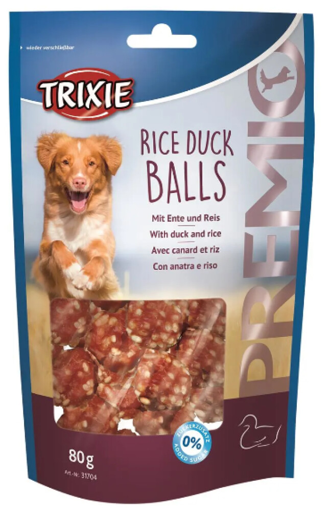 Trixie Rice Duck Balls 80g
