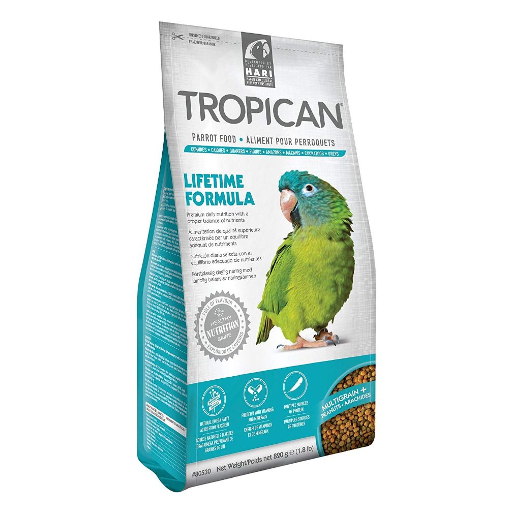 Tropican granulat papegøye